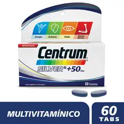 Centrum Multivitamínico para hombres y mujeres Silver +50