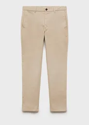 Pantalón Barna Beige Talla 40 Hombre Mango