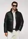 Abrigo Anorak Boulder Negro Talla XXL Hombre Mango
