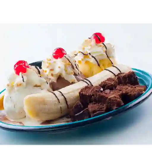 Banana brownie split "la milkeria"
