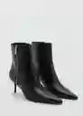 Botines Lluvia Negro Talla 40 Mujer Mango