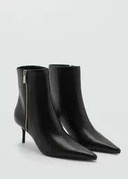 Botines Lluvia Negro Talla 40 Mujer Mango