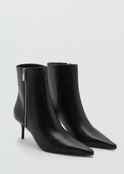 Botines Lluvia Negro Talla 40 Mujer Mango