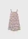 Pijama Tirante Majib Rosa Talla 70 Niñas Mango