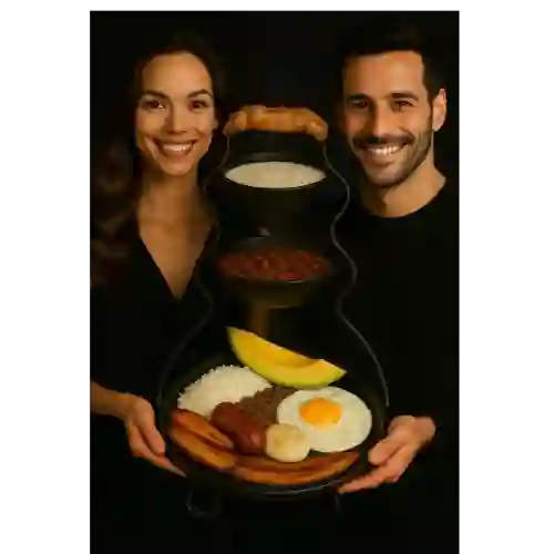 Bandeja Paisa de 4 Pisos