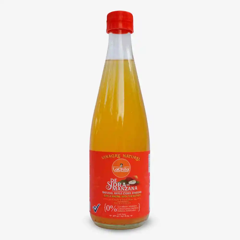 Vinagre Natural De Manzana Productos Alimenticios Lachila 477 Ml