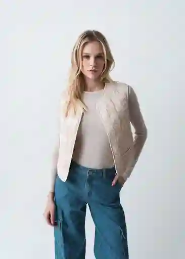 Chaqueta Mujer Crudo Abedul Claro Talla S 423G032 Naf Naf