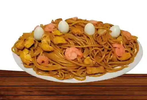 Low Mein de Camarón y Pollo
