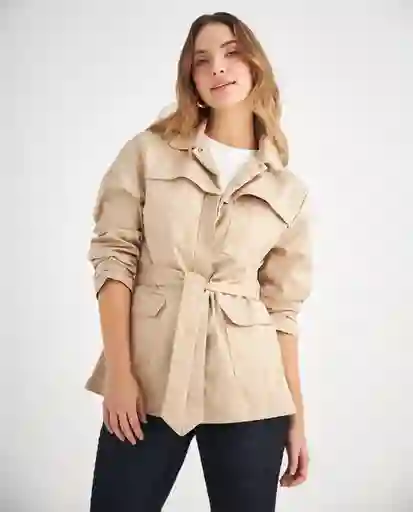 Chaqueta Beige Caqui Medio Talla S 629F001 Esprit