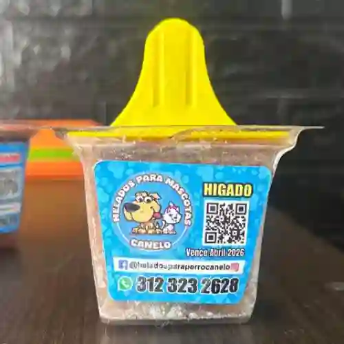 Helados para Perro con Sabor Higado
