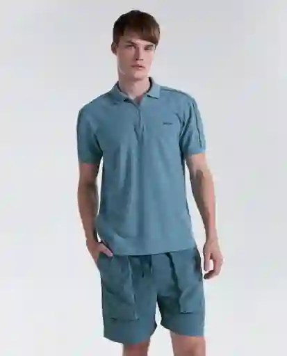 Polo Hombre Gris Talla M 809G009_GRI175110 Americanino