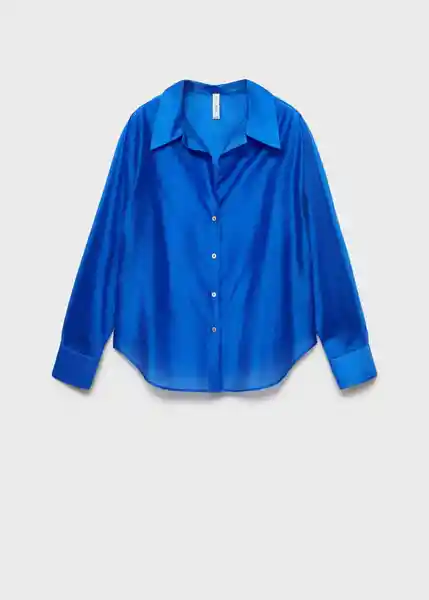 Camisa June Azul Talla XS Mujer Mango