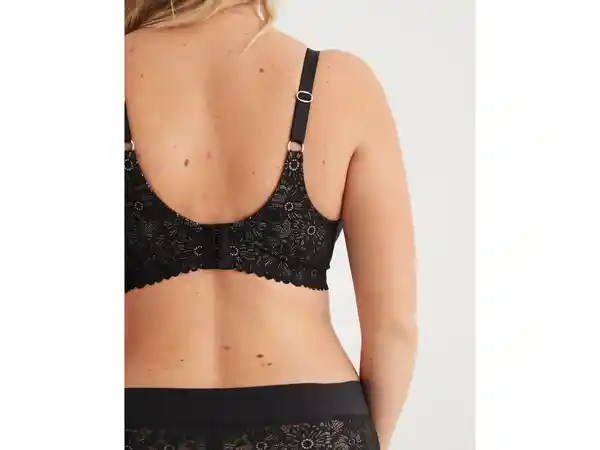 American Eagle Brasier Real Sunnie Aerie Color Negro Talla 36 B