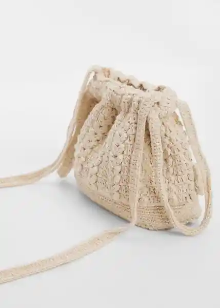 Bolso Crochet Arena Talla 99 Niñas Mango