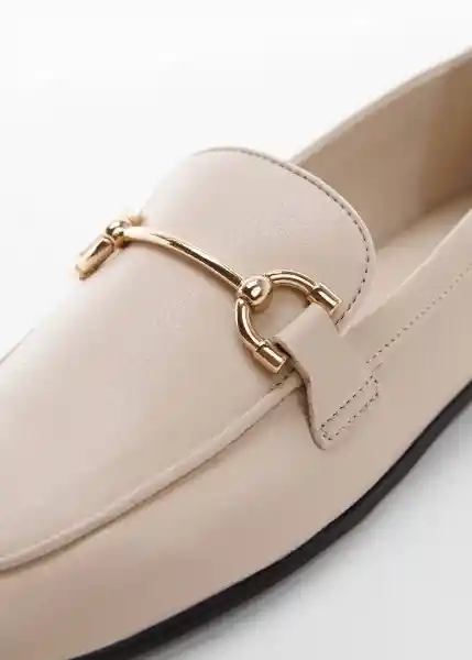 Zapatos Toledo Beige Talla 38 Mujer Mango