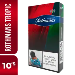 Cigarrillo Cajetilla De Rothmans Tropic