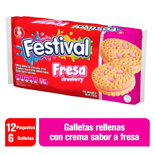 Festival Galletas De Fresa