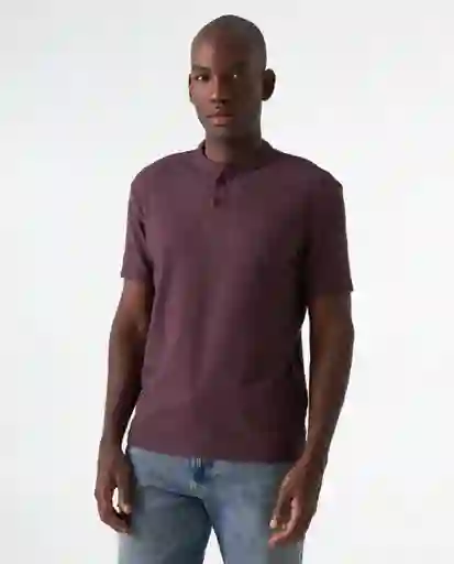 Camiseta Polo Hombre Morado T. L 802G006_MOR191621 Americanino