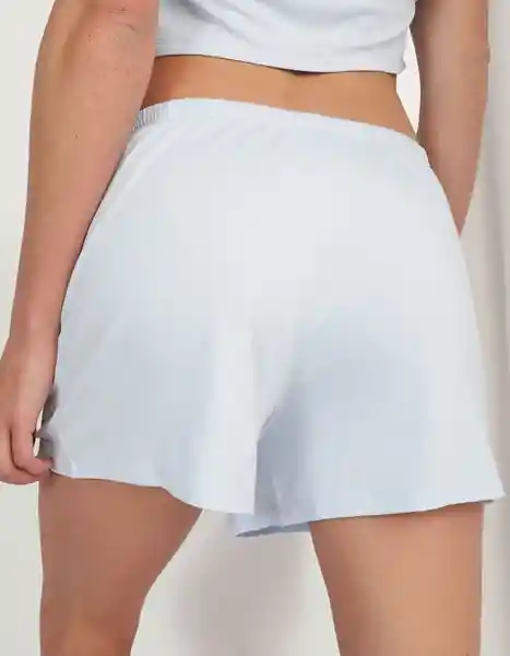 Short de Pijama Aerie Azul Talla LARGE 1741461 American Eagle