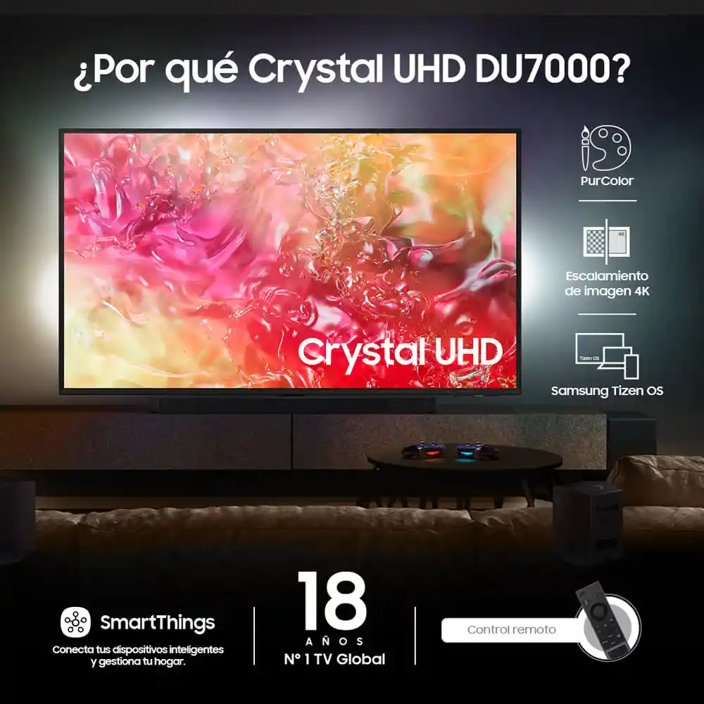 Televisor Samsung 43 Pulgadas Uhd 4k Un43du7000kxzl