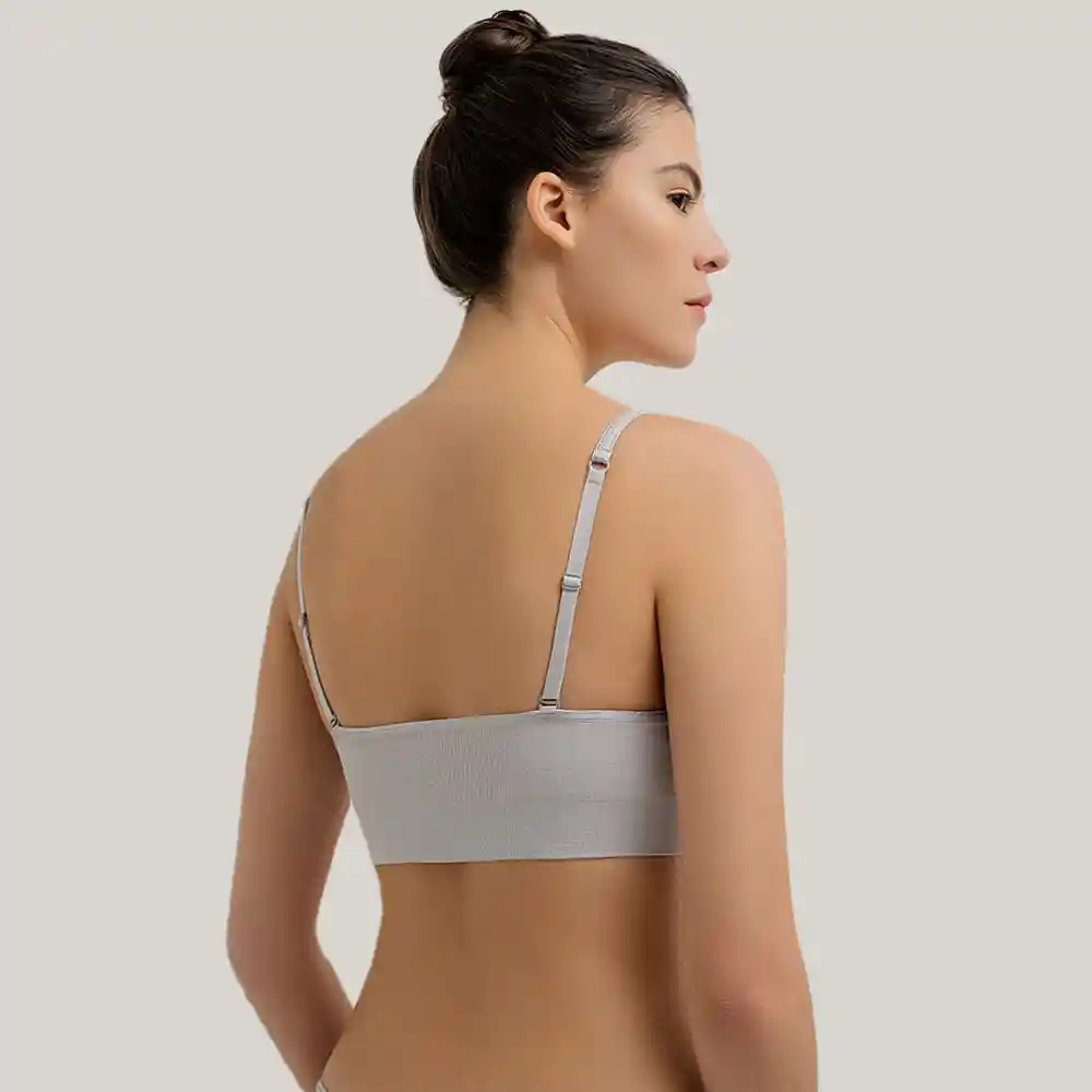 Top Escote en V en Semales Femenino Upss Too Punto Blanco Talla M