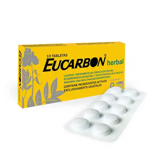 Eucarbon Herbal Laxante con Ingredientes Vegetales