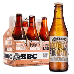 BBC Cerveza Rubia Tipo Lager