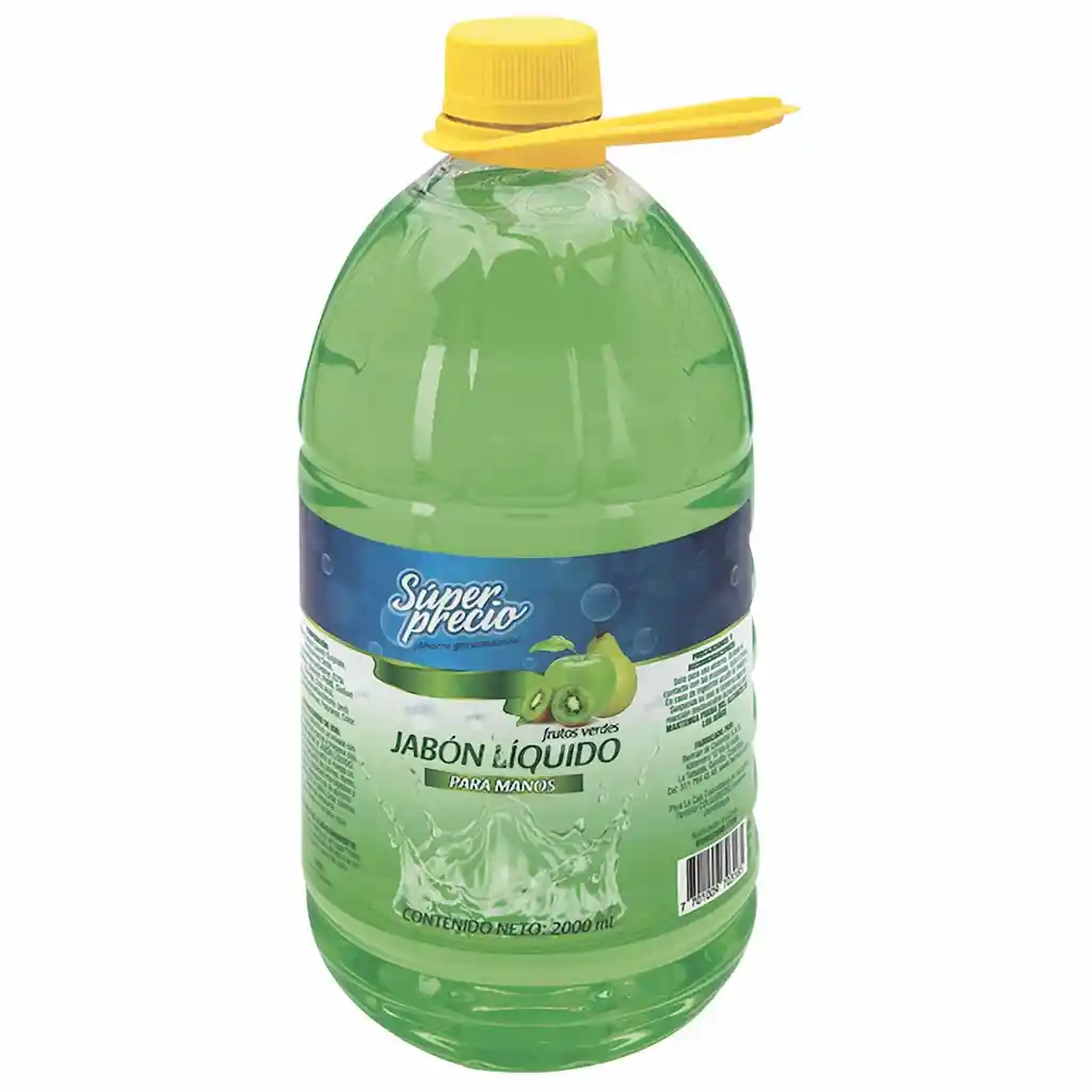 Súper Precio Jabón Líquido para Manos Aroma a Frutos Verdes