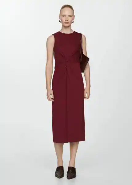 Vestido Fertina Granate Talla XS Mujer Mango