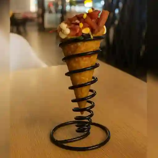 Patacón ranchero + 1x adición de queso