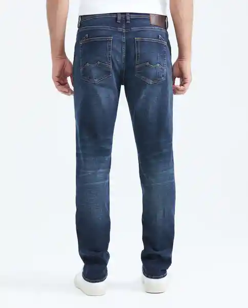 Jean Straight Fit-Morrison Azul Clásico Oscuro T 34/32 Chevignon