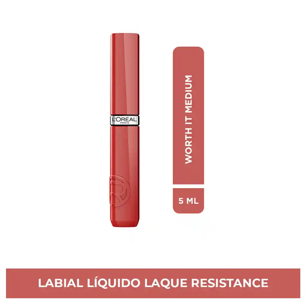 Labial Liquido Loreal Paris Infallible Laque Resistance Tono 635 Worth It Medium
