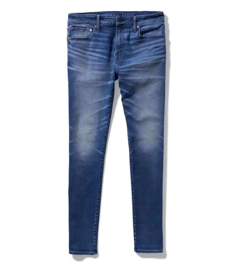 Jean Slim Azul Talla 34 X 32 Hombre American Eagle