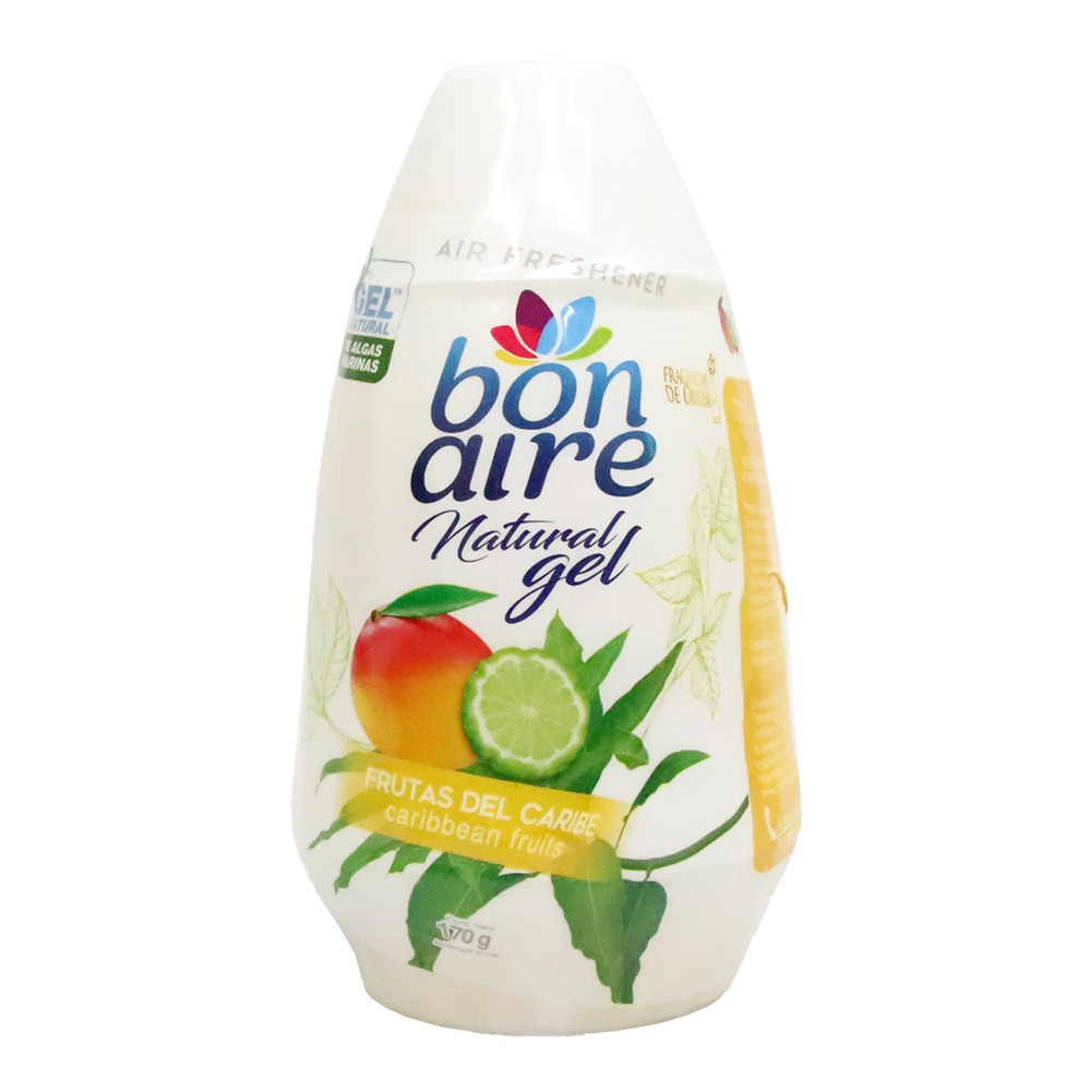 Bonaire Ambientador Natural Gel Frutas Del Caribe 170 g