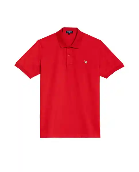 Camiseta Polo Muscle Masculino Rojo Navidad Medio L Chevignon