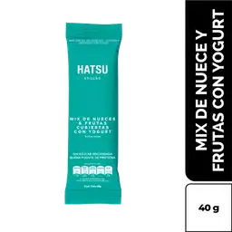 Hatsu Snack Mix Nueces Frutas Cubiertas Yogurt 40 g