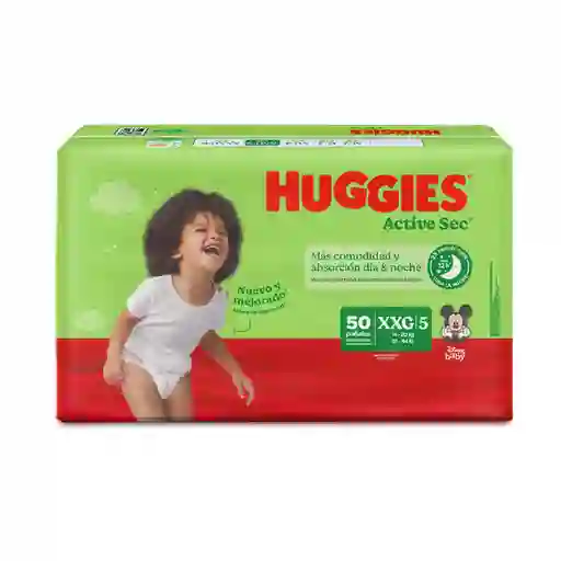Huggies Pañal Active Sec Etapa 5/XXG 50 Und