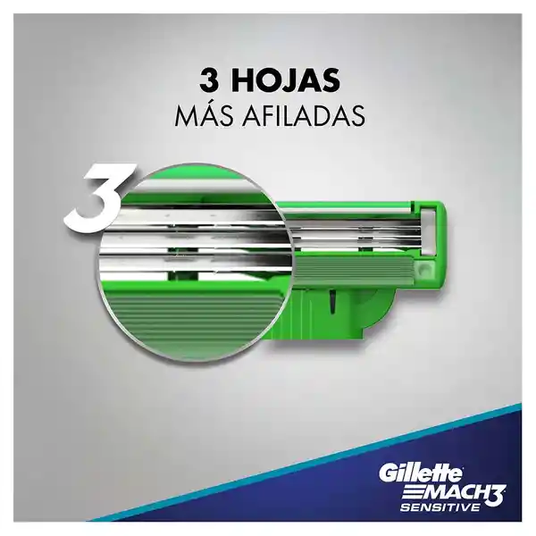 Gillette Máquina para Afeitar Mach 3 Sensitive
