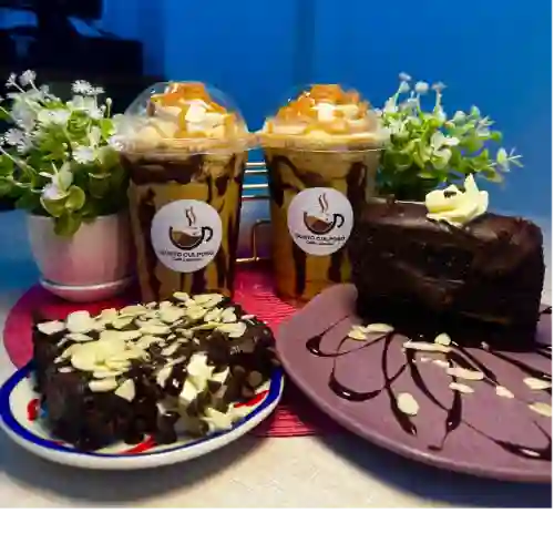 Combo Frappe de Café+torta Chocolate