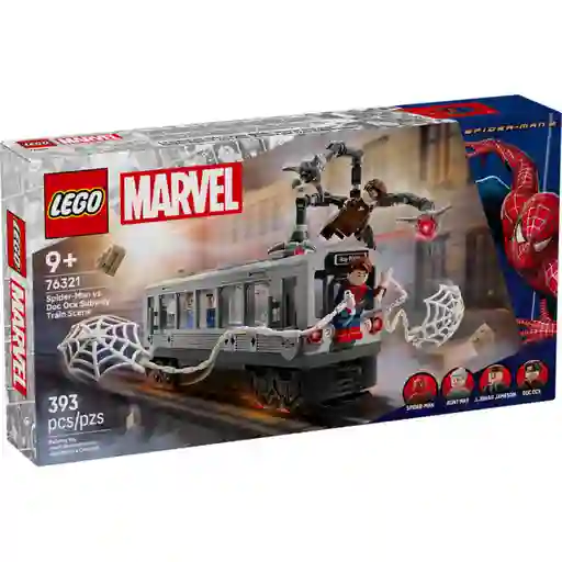 Set Construcción Spider-Man vs Doc Ock: Escena Del Tren Lego