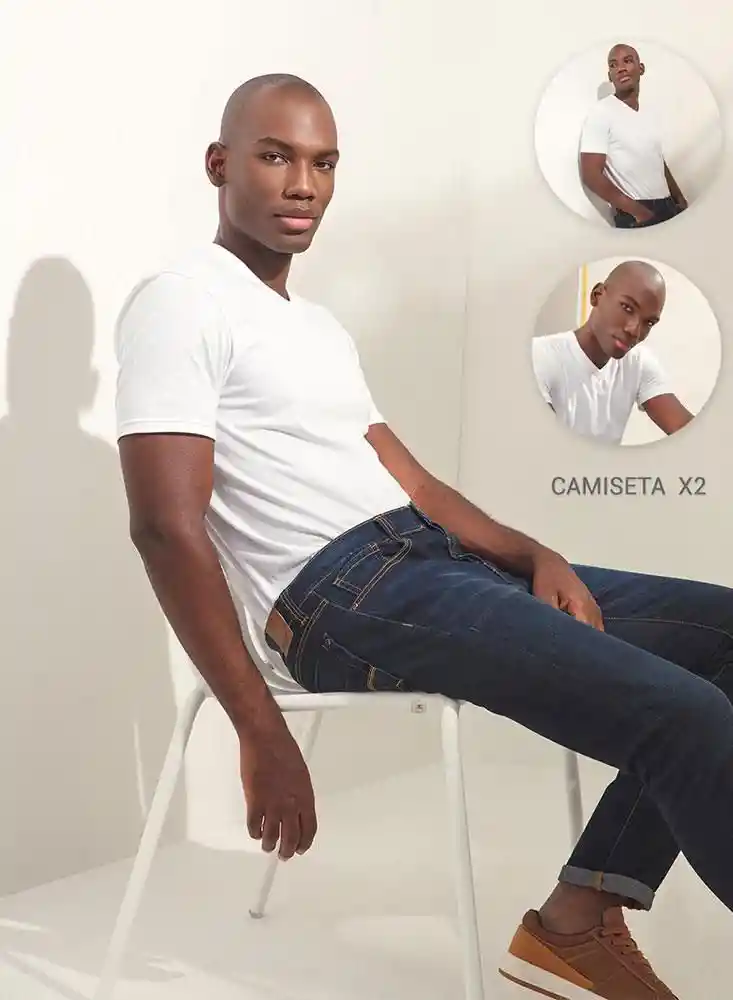 Pqtx2 Camisilla Masko X 2 S-blanco