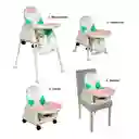 Silla Comedor 3 en 1 Smart Rosado Bebesit Yy22qp