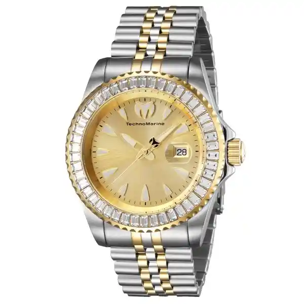 Reloj Manta Hombre Dorado TM-222060 Technomarine