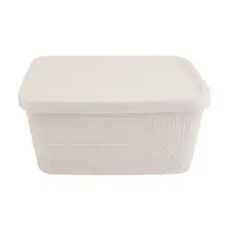 Caja Plástica Textura Geométrica Arena Krea