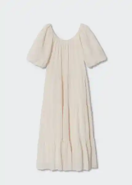 Vestido Biel-H Offwhite Talla M Mujer Mango