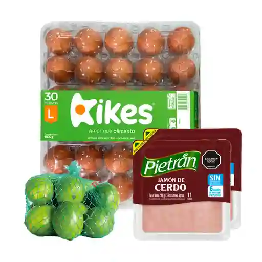 Combo Kikes Amor Que Alimenta Huevos AA Rojos L + Limón Tahití