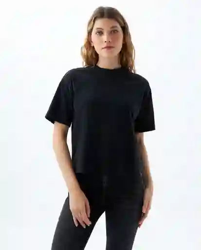 Camiseta Mujer Negro Talla S 600F000_NEG194004 Chevignon