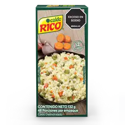 Caldo RICO deshidratado con verduras 12 cubos x 132g