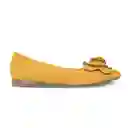 Croydon Baletas Michelle Mujer Amarillo Talla 35