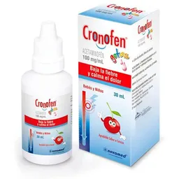 Cronofen Gotas para Bebés y Niños con Sabor a Cereza (100 mg)